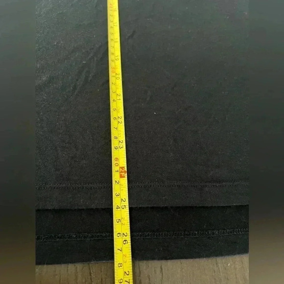 Vince Womens V Neck Shirt Black White colorblock Semi Sheer Long Sleeve Top Sz M - Picture 5 of 12